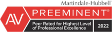 AV peer rated for highest level of professional excellence