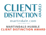 Martindale Client Distinction Award